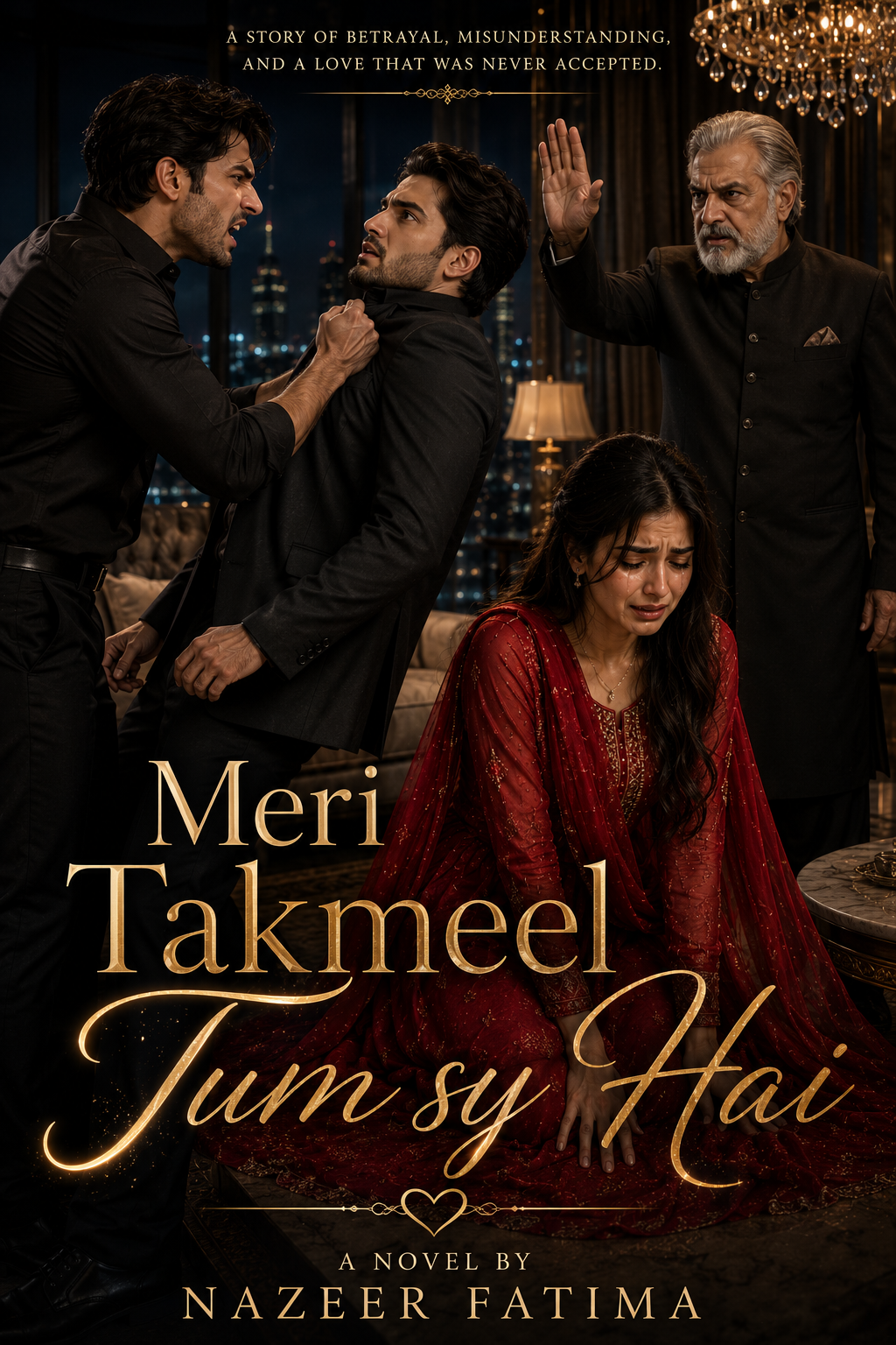 Meri Takmeel Tum Se Hai By Nazeer Fatima Urdu Novel Cover | Emotional Romantic Novel